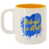 Кружка керамическая "Work is art, OH!", 330 мл мл Изготовитель: Китай Артикул: GI0107 инфо 10784u.